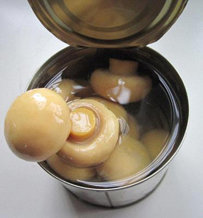canned mushrooms